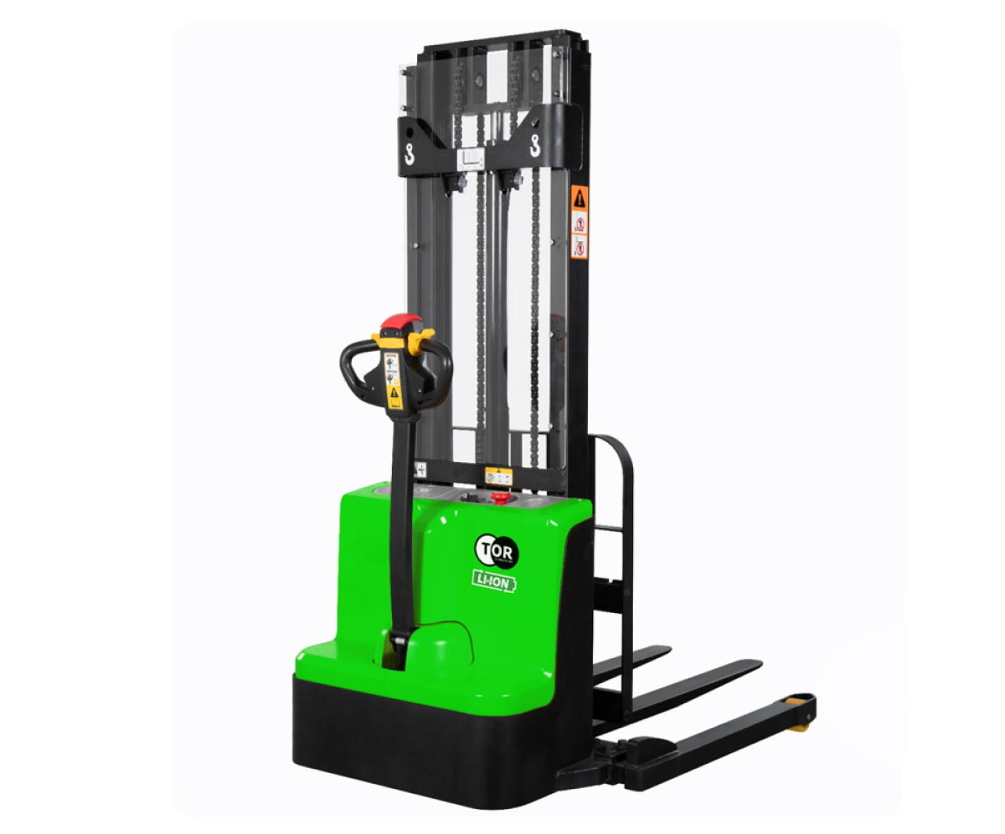 Штабелер самоходный 1,5 т 3,0 м TOR WSS15H-3000SC PRO Li-ion 24/60 В/Ач раздвижные вилы, опоры Штабелер самоходный 1,5 т 3,0 м TOR WSS15H-3000SC PRO Li-ion 24/60 В/Ач раздвижные вилы, опоры