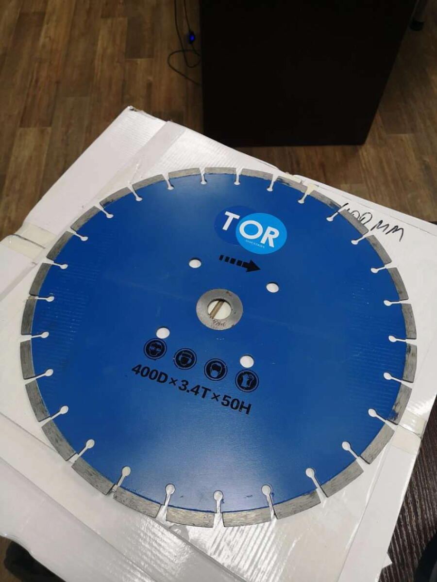 Диск по бетону для швонарезчиков HQR500A-2 (E) 400Dx3,6Tx50H (Cutter Disc 400 mm) Диск по бетону для швонарезчиков HQR500A-2 (E) 400Dx3,6Tx50H (Cutter Disc 400 mm)