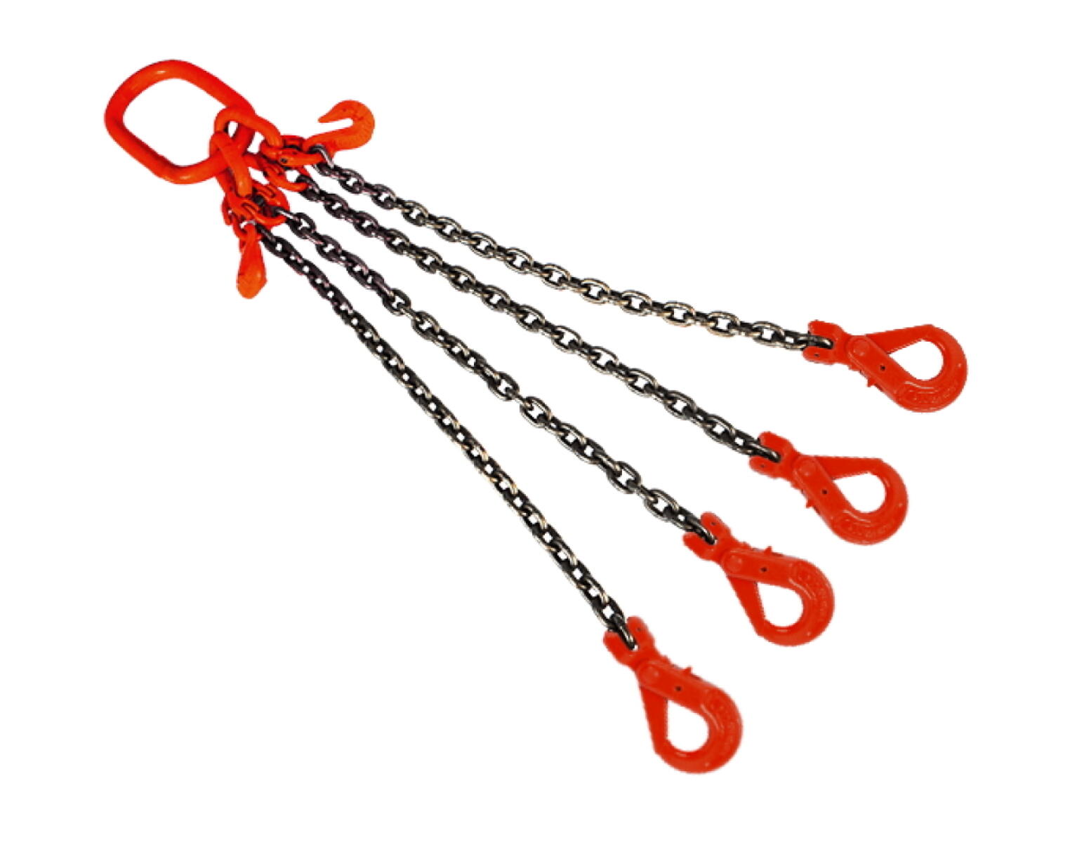 Строп цепной TOR 4СЦ г/п 6,7 т 7,0 м с укорачивающими и самозакрывающимися крюками Строп цепной TOR 4СЦ г/п 6,7 т 7,0 м с укорачивающими и самозакрывающимися крюками