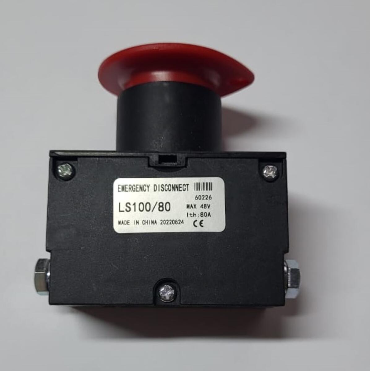6 Аварийный размыкатель массы для тележки PPT15-2 (Emergency Stop Switch) 6 Аварийный размыкатель массы для тележки PPT15-2 (Emergency Stop Switch)